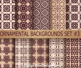 Counter-change patterns seamless background vector