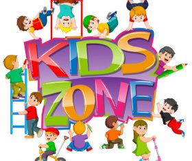 Creation cartoon illustration vector