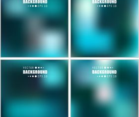 Cyan multicolored blurred abstract background vector