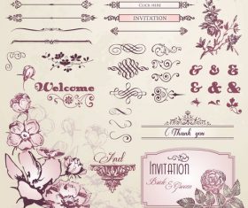 Decorative pattern label vector