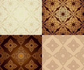 Different color patterns vector