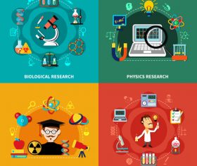 Educational cartoon pattern vector