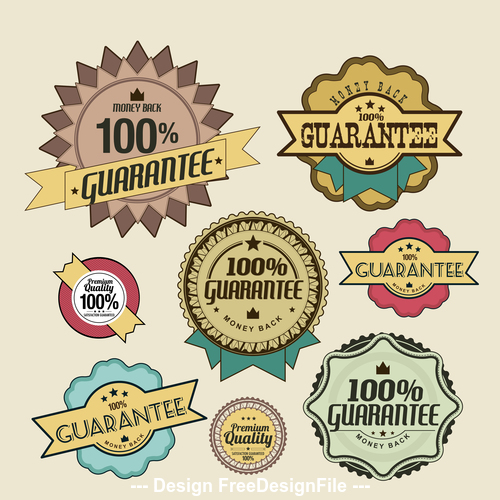 Exclusive vintage high quality label vector