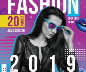 Fashion Night 2019 PSD Flyer template