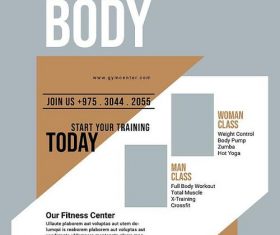 Fitness Flyer Psd Template Design