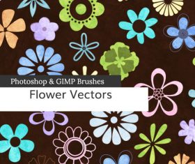 Flower Cartoon PS Brushes