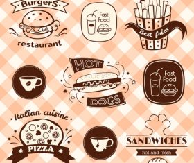 Food sign vector