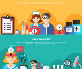 Health care leaflet vector