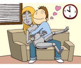 LifeWith robot vector