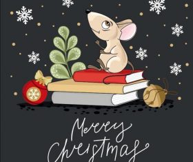 Merry christmas 2020 new year illustration vector