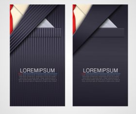 Modern vertical banners vector