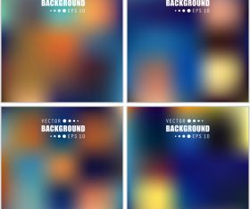 Multicolored blurred abstract background vector 01