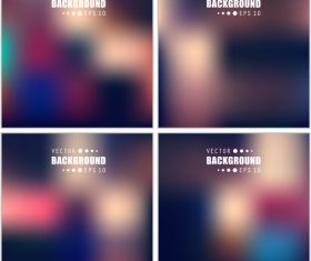 Multicolored blurred abstract background vector 02