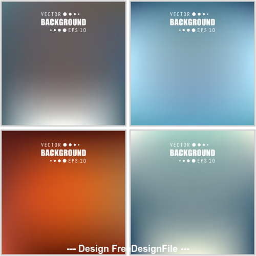Multicolored blurred abstract background vector 03