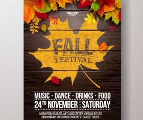 Party propaganda wooden background template vector