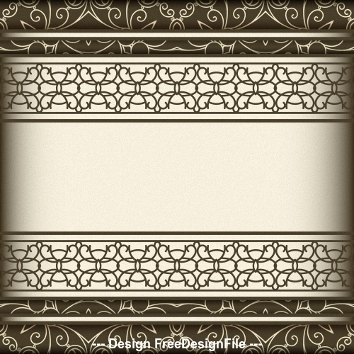 Patterned background vector
