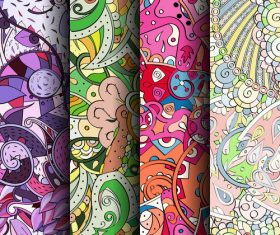 Personalized wallpaper murals seamless patterns vector