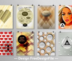 Poster collection vector