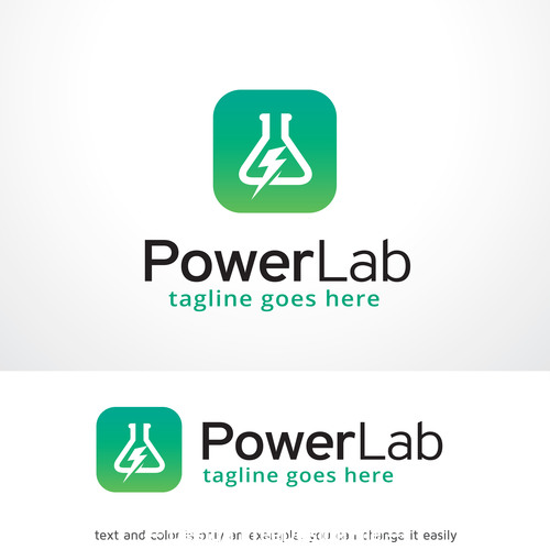 Power Lab logo vector