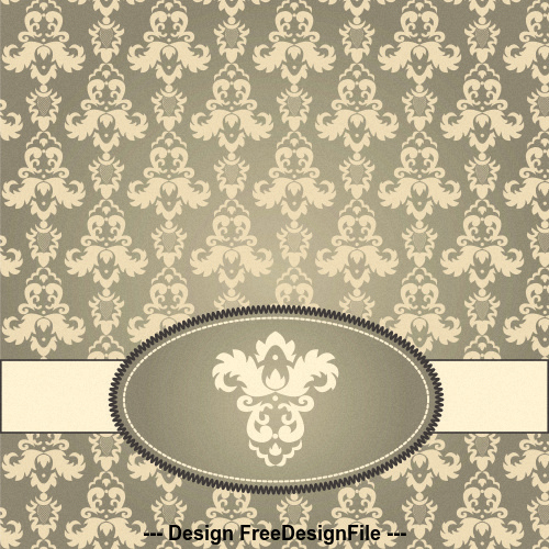 Printed pattern background vector