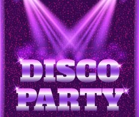 Purple shiny lights background vector