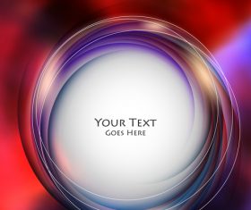 Red background abstract round vector