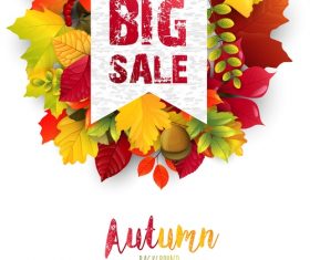 Season sale label vector