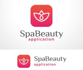 Spa beauty logo vector