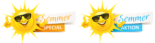 Summer special sale tag vector