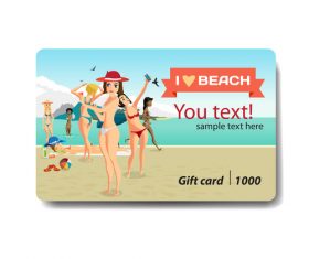 Travel discount gift card vector