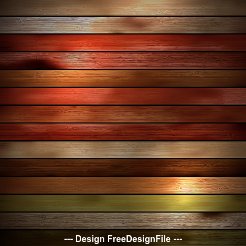 Tricolor wooden boards design backgrounds vector