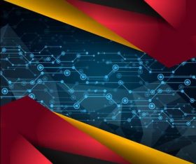 Vector of modern abstract polygonal background