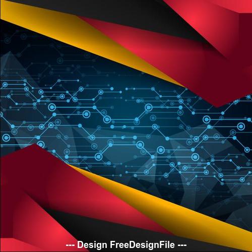 Vector of modern abstract polygonal background