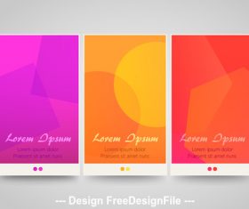 Vertical banners vector