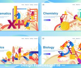 Website page isometric illustration vector