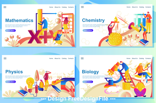 Website page isometric illustration vector