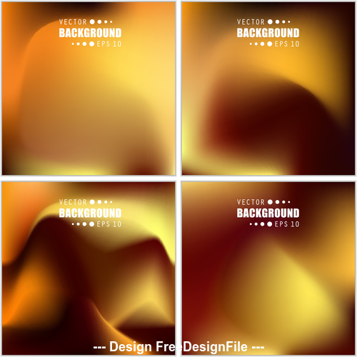 Yellow gradient abstract background vector