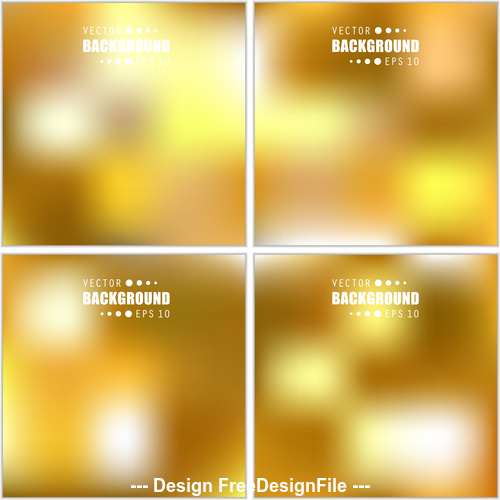 Yellow gradient bright multicolored blurred abstract background vector