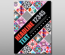 abstract patterns template vector