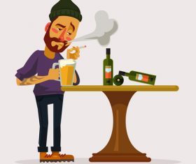 alcoholic vector