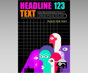 group of people template vector