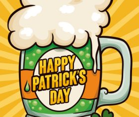 happy patricks day vector