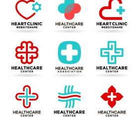 healthcare icons vector
