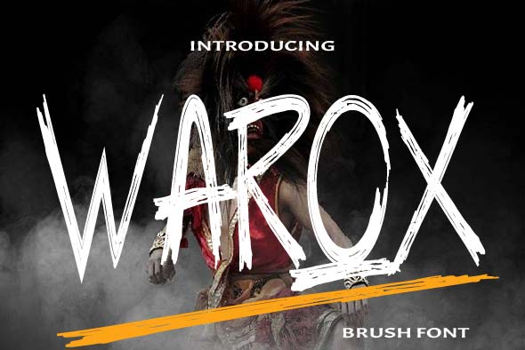 warox brush font