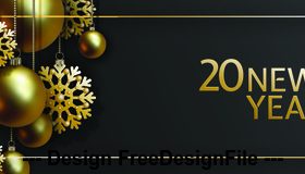 2020 Christmas and New Year design vector