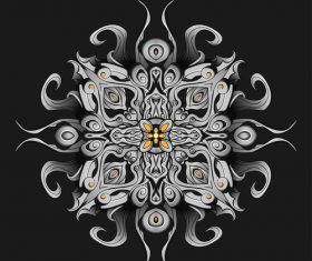 Abstract art pattern vector 01