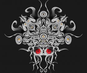 Abstract art pattern vector 03