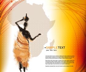 African element design vector