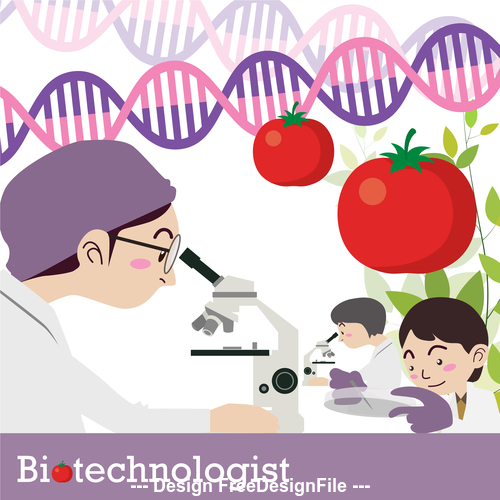 Agricultural researcher vector
