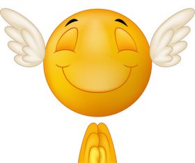 Angel cartoon vector